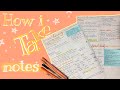 How to take notes - neat and efficient note taking | 2020 | nursing student