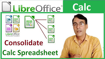 Data consolidate in LibreOffice Calc | LibreOffice Calc spreadsheet part - 7 | LibreOffice Tutorial