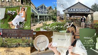 THE COTSWOLDS VLOG | diddly squat + loads of farm shop, Daylesford, cute villages, Bicester & more