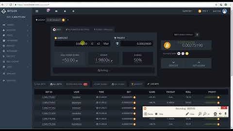 bitsler bot 100% working from 0 00000300btc to 15 btc in 8min mp4