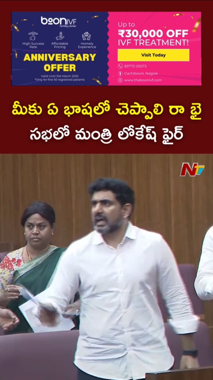 Minister Nara Lokesh Fires ON YCP In AP Legislative Council | Ntv