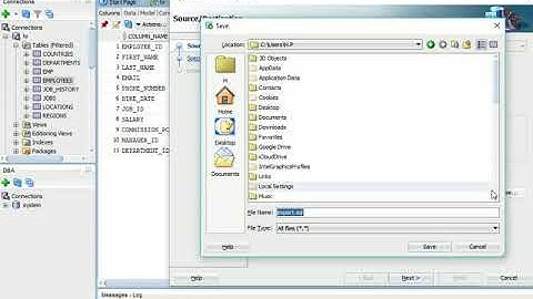 Export Tables to Excel by using Oracle SQL Developer
