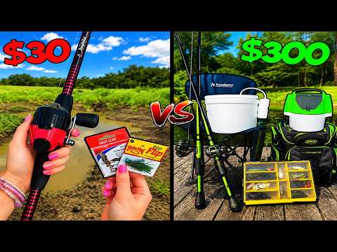 Cheap Vs Expensive Fishing Challenge