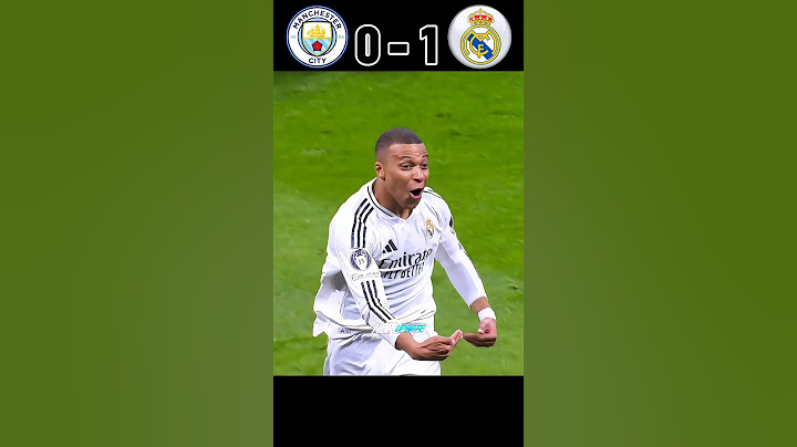 Manchester City vs Real Madrid 1-3 Mbappe Hattrick 2025😱🔥