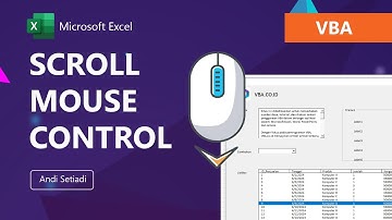 Mengaktifkan Scroll Mouse Pada Semua Control Userform VBA (Textbox, Combobox, Lisbox, Frame dll)