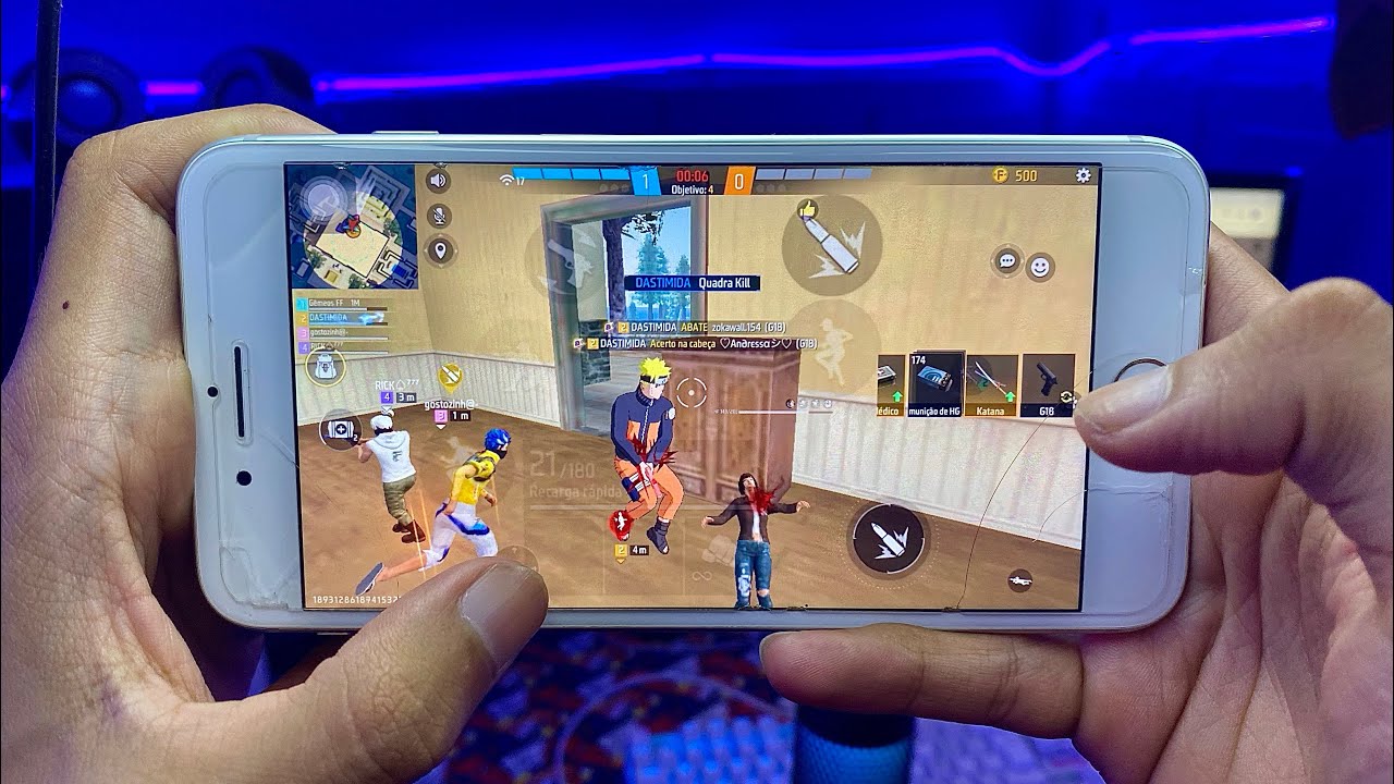 NARUTO vs 2 SASUKE 🇧🇷💛 HandCam IPhone 8 Plus