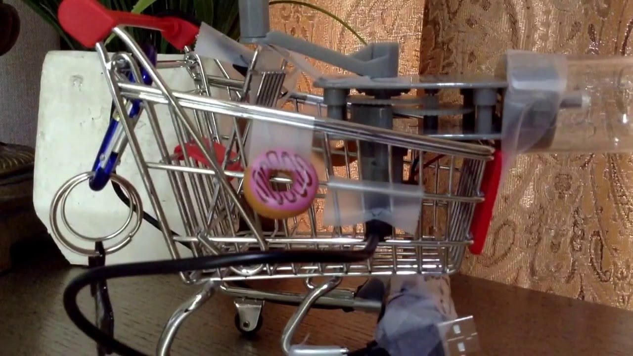 DIY ULTIMATE survival mini-shopping cart - YouTube