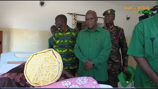 ALIYEKATWA NA MAPANGA HUKO PEMBA DKT MAGUFULI HALI MGONJWA AMBAYE AMELAZWA HOSIP