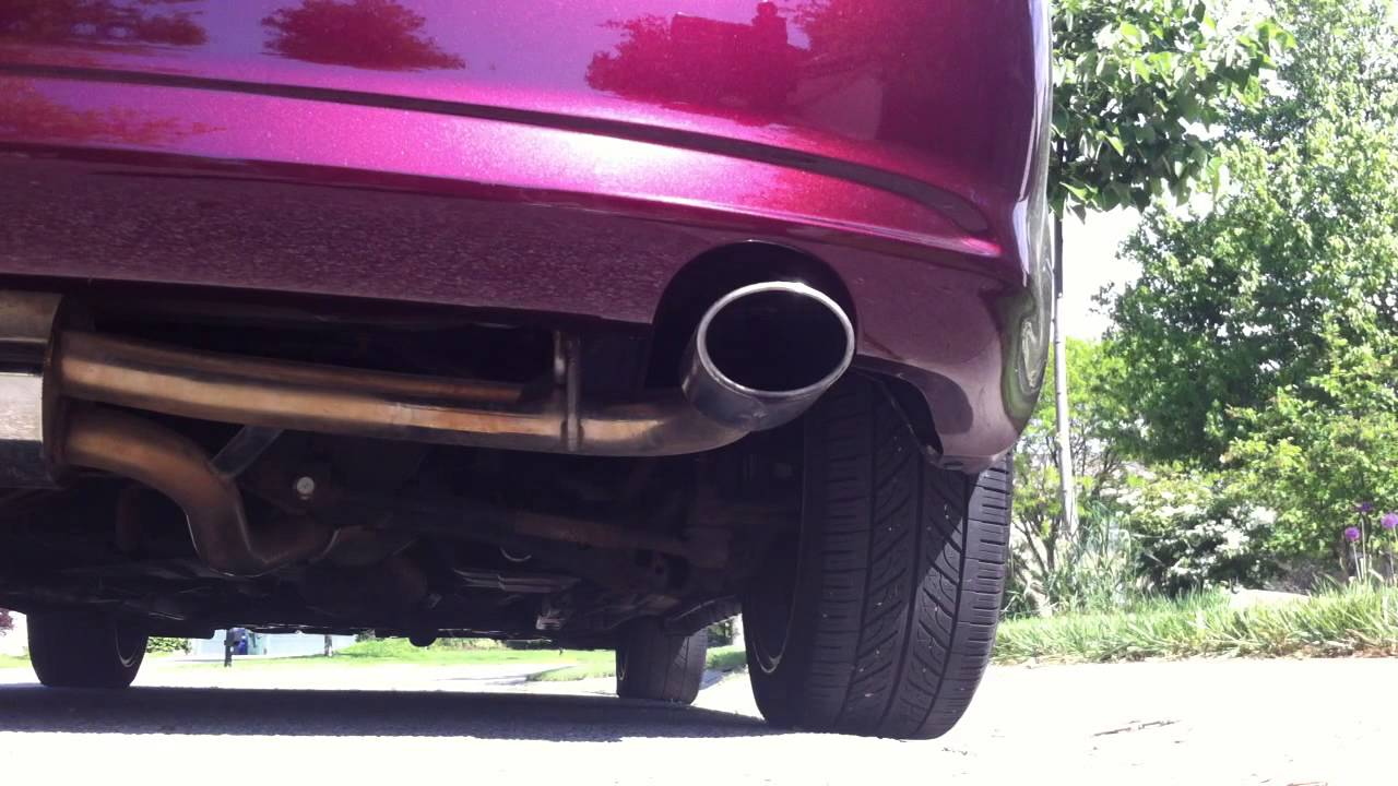 Scion tC TRD Axleback Exhaust Startup YouTube