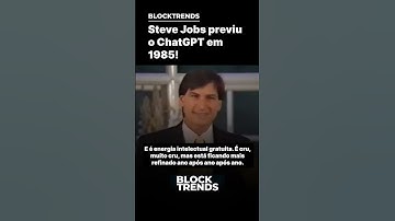 🚨Steve Jobs previu o ChatGPT em 1985!