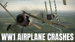 Pistol Dogfight, Airplane Crashes & Takedowns! V17 | Flying Circus & Rise of Flight Crashes