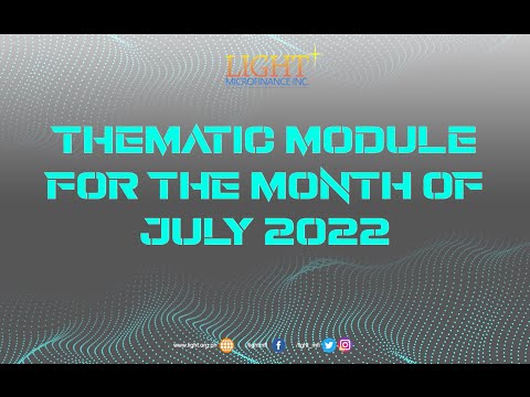 Thematic Module (July 2022)