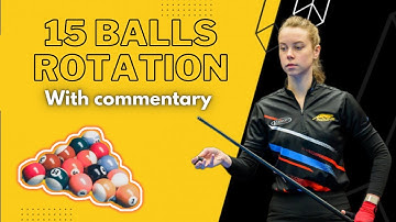15 balls rotation with commentary and spin diagram | Practice at home |