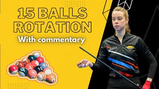 15 balls rotation with commentary and spin diagram | Practice at home | screenshot 5