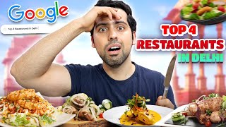 Trying Delhi’s Top Restaurants as per Google | Itne mehange kyu hai yar🥲@cravingsandcaloriesvlogs