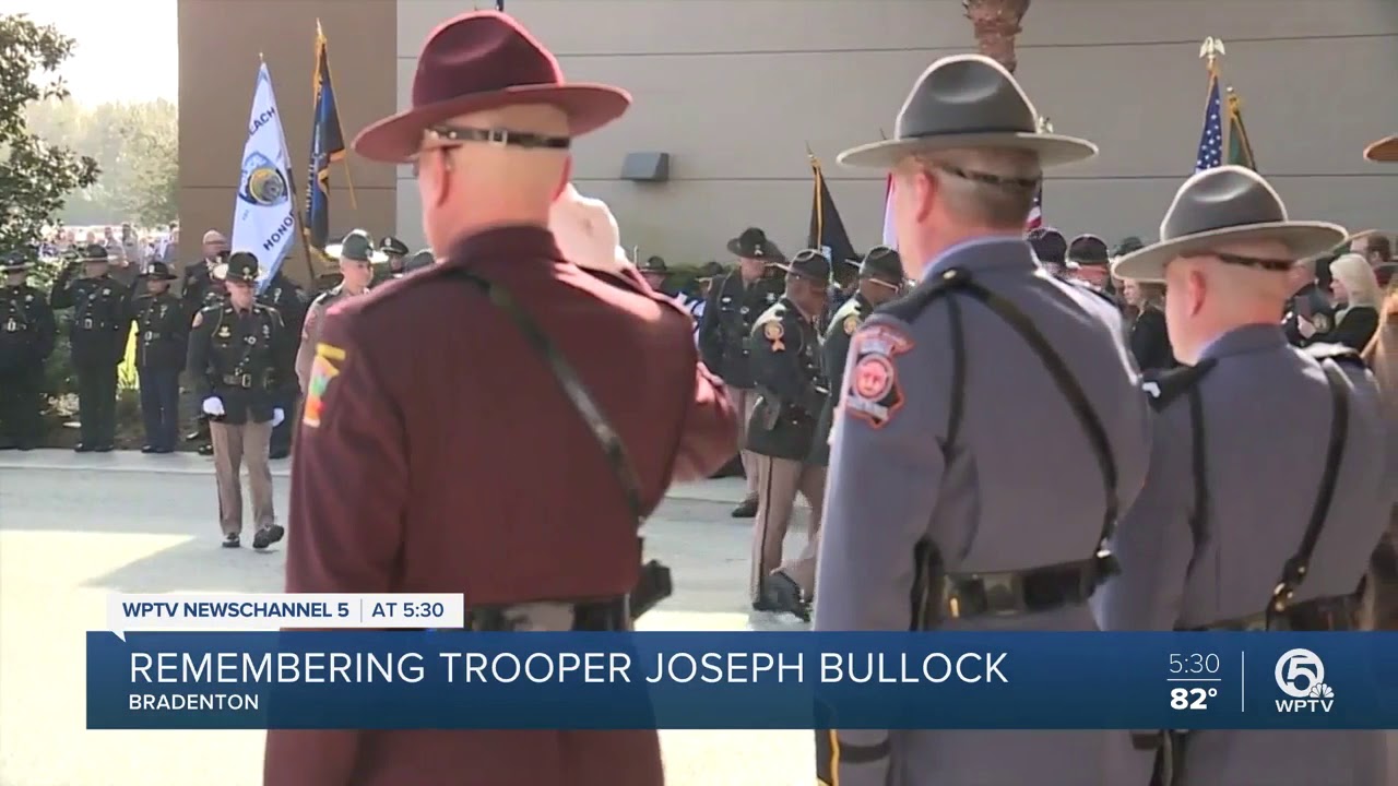 Slain FHP Trooper Joseph Bullock remembered as a friend, community