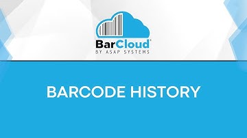 Barcode History