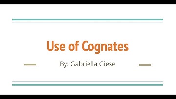 Learning Strategies- The Use of Cognates