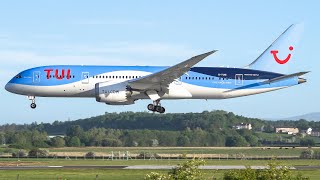 4K Tui Airways Boeing 787-8 Dreamliner Landing & Takeoff At Glasgow Airport
