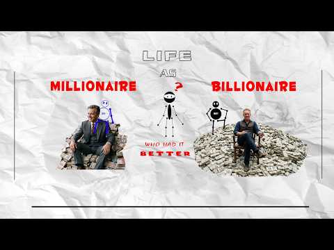 The Surprising Reality of Being a Millionaire vs a Billionaire #billionaire #millionaire#comparison