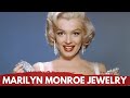 Marilyn monroe jewelry collection  from engagement ring to moon of baroda  diamonds  gems  pearl