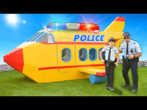 Detective Jason and Alex with Airplane protect Gold