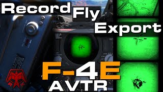 DCS F-4E Phantom: AVTR Recorder Tutorial video for Debriefing / Recon