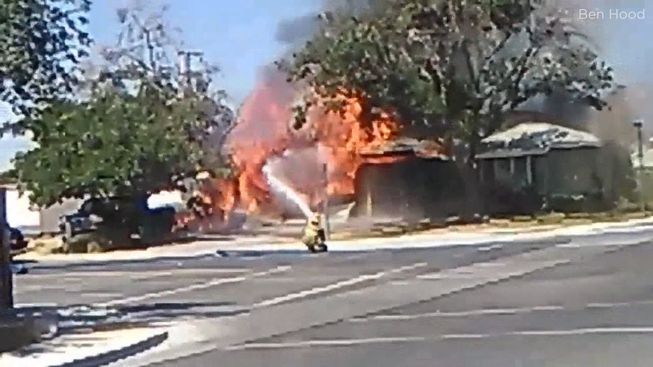 earthquake today bay area House fire breaks out after Ridgecrest, California, earthquake