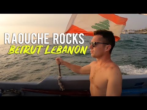 $20 Boat Ride to Raouche Rocks Beirut Lebanon 🇱🇧
