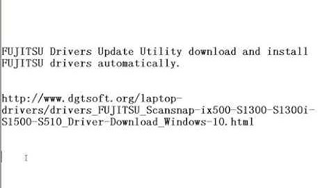 FUJITSU Scansnap ix500 S1300 S1300i S1500 S510 Driver Download Driver Utility For Windows 10