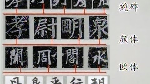 中國書法Chinese Calligraphy -【楷书】谢小青楷书教学 Regular script teaching 02