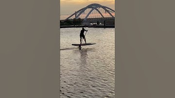 Sup Foil Paddle-Up Training  #sabfoil #kt    #hydrfoil #amsterdam #dw #supping