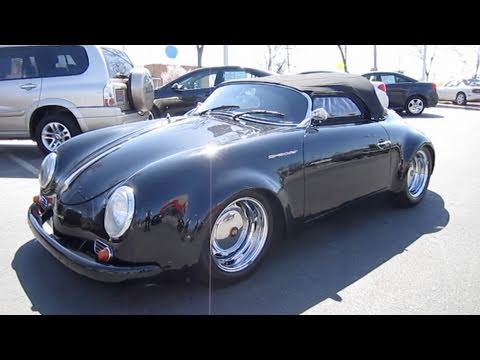 1957 Porsche Speedster Replica Start Up Exhaust And In Depth Tour
