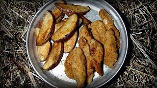 Life of a Woodsman - Fried Grouse and Potatoes