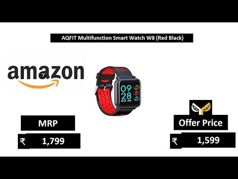 aqfit multifunction smart watch w8