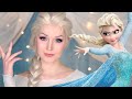 Elsa MakeUp Tutorial/Transformation | Disney's Frozen