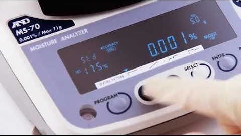 Moisture Analyzers by A&D Weighing