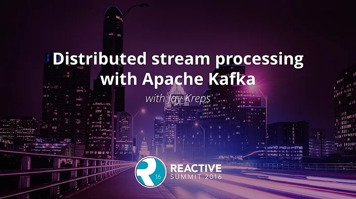 Distributed stream processing with Apache Kafka