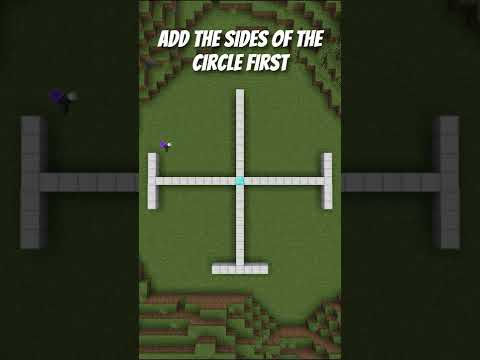 How to build CIRCLES in Minecraft!