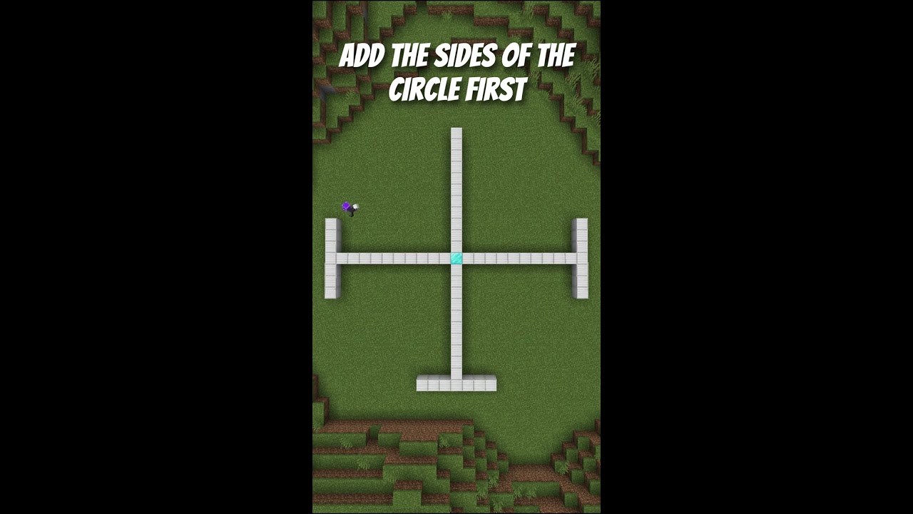 How To Build CIRCLES In Minecraft 