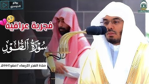 تلاوة فضيلة الشيخ أ.د #ياسر_الدوسري من صلاة الفجر 7 صفر 1445هـ #ياسر_الدوسري #روائع_الدوسري