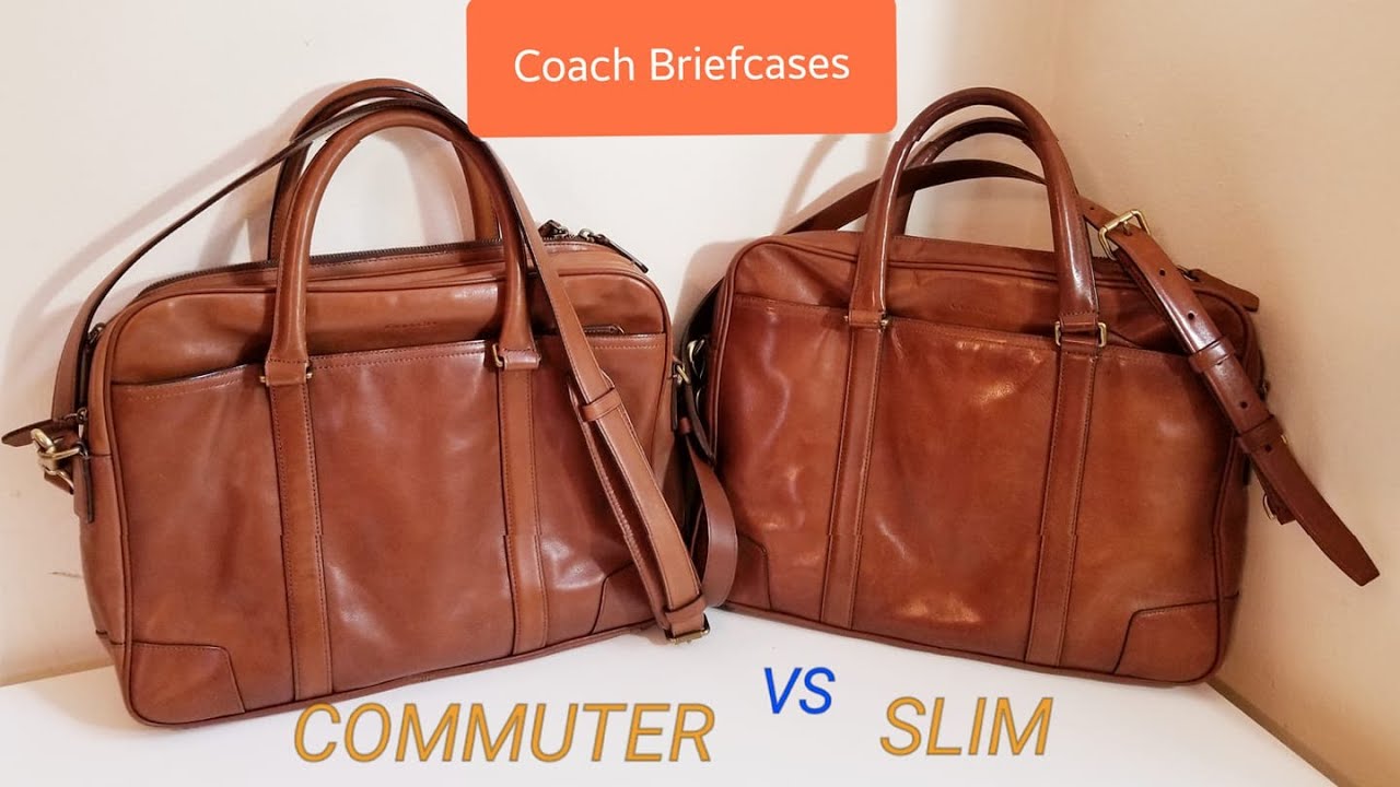 Coach Briefcases: Commuter Brief Versus Slim Brief!