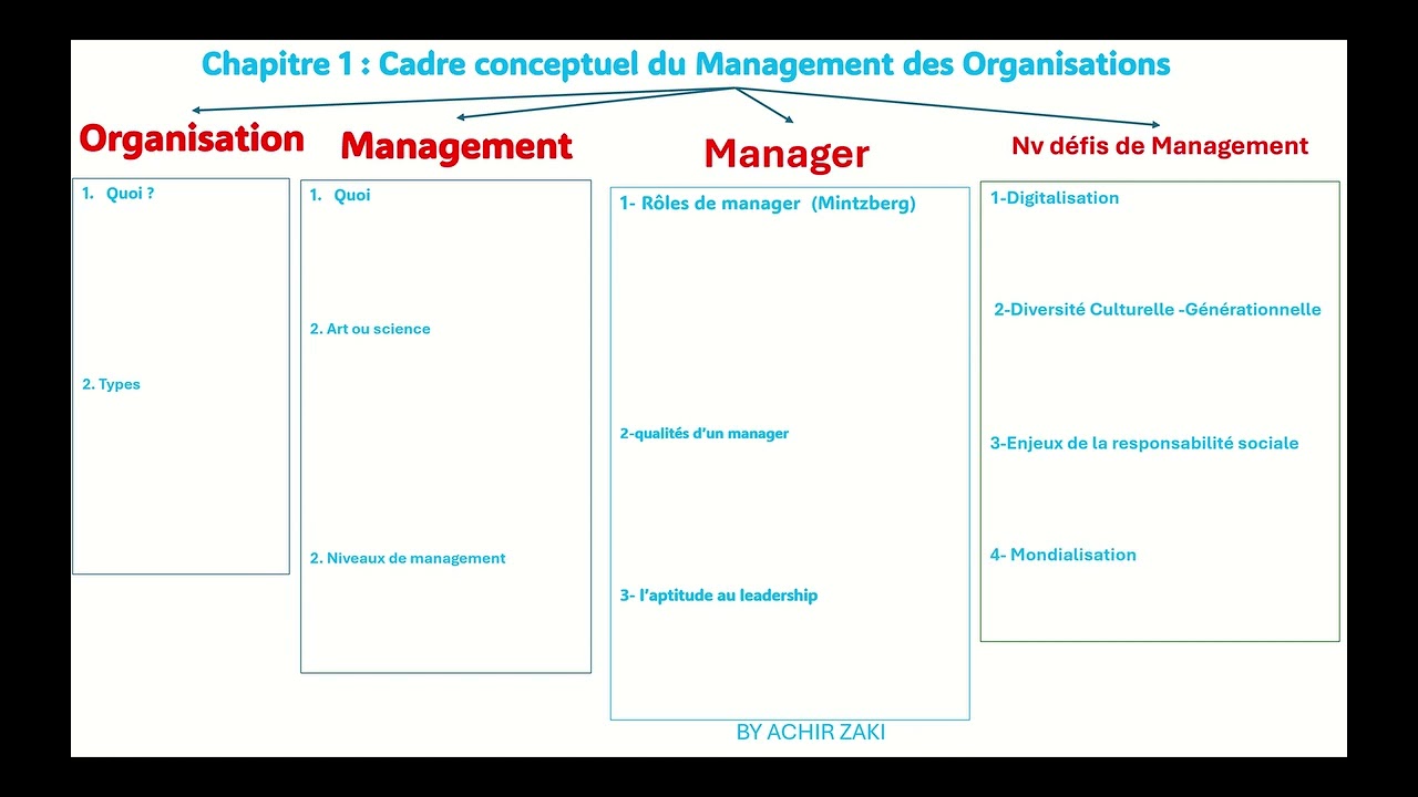 management des organisations s3