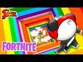 EPIC RAINBOW DROPPER IN FORTNITE ! Let's Play Impossible Fortnite Mini Game