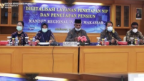 Rapat Koordinasi Pensiun - Digitalisasi Layanan Penetapan NIP dan Penetapan Pensiun