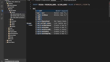 006. Banco de Dados II -  Exemplo DML (SELECT, INSERT, UPDATE, DELETE)