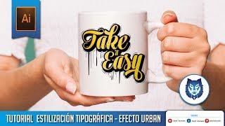 TUTORIAL ILLUSTRATOR - ESTILIZACIÓN TIPOGRÁFICA - EFECTO URBAN