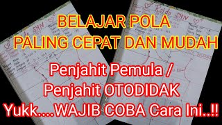 BELAJAR POLA DASAR WANITA | PENJELASAN SEDETAIL-DETAILNYA-Learn Basic Patterns of Women's Clothes