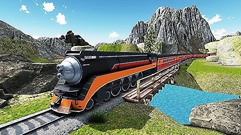 Mountain Train Simulator 3D- Hill Train Stations - Level 1 and Level 2