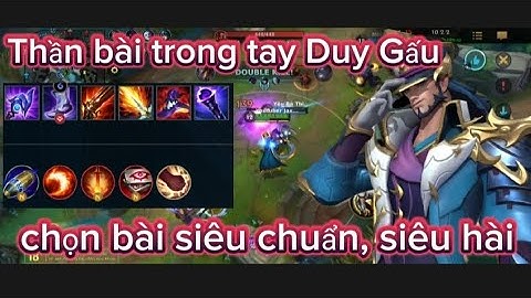 Tốc Chiến Wild Rift / Twisted Fate trong tay Duy Gấu, chọn bài siêu chuẩn, siêu hài